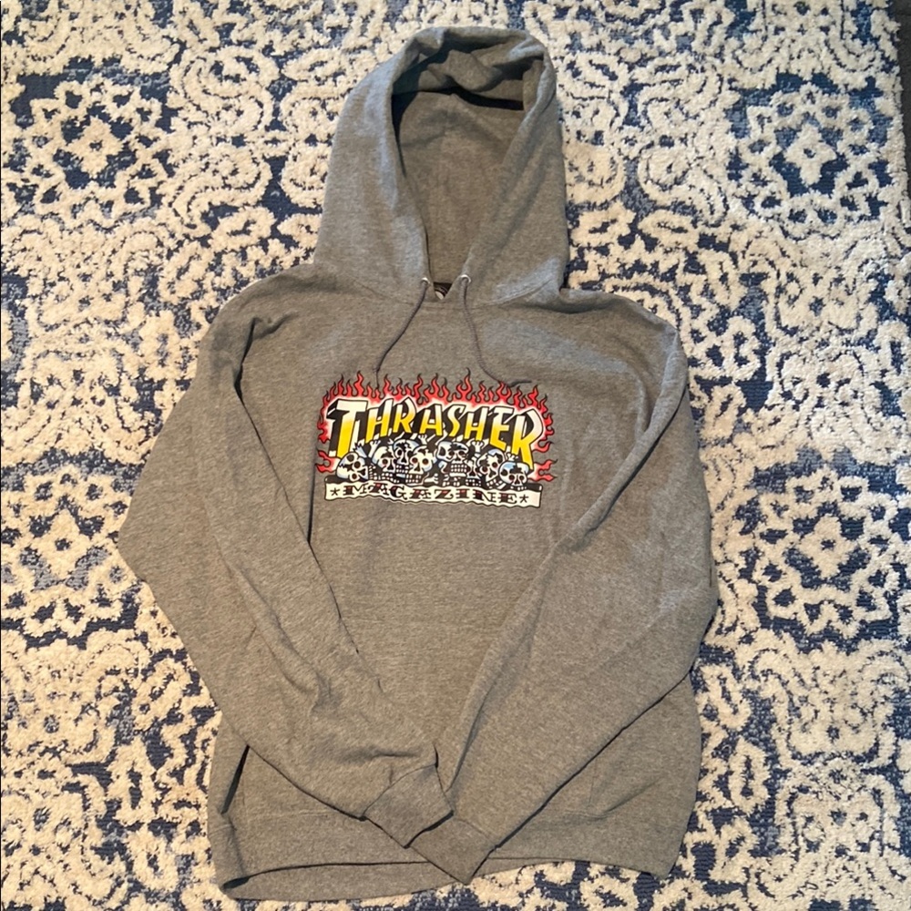 Thrasher Gray Hoodie for Men